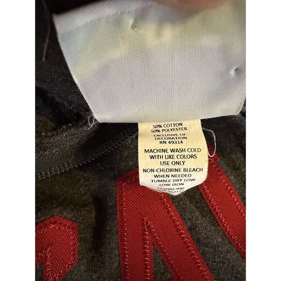 CHAMPION Eco Fleece Pullover "Calvin College" 1/4 Zip Women’s Small Gray/Red - Picture 5 of 8